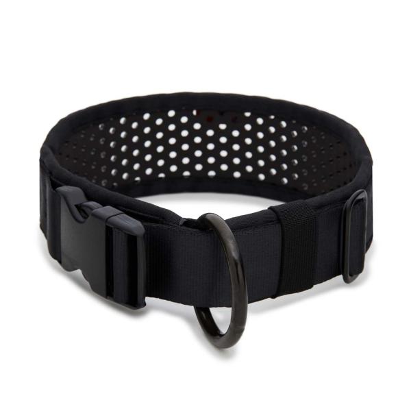 SOFTY Halsband | Länge: 50-56cm | Breite: 6,3cm | Farbe: schwarz/schwarz